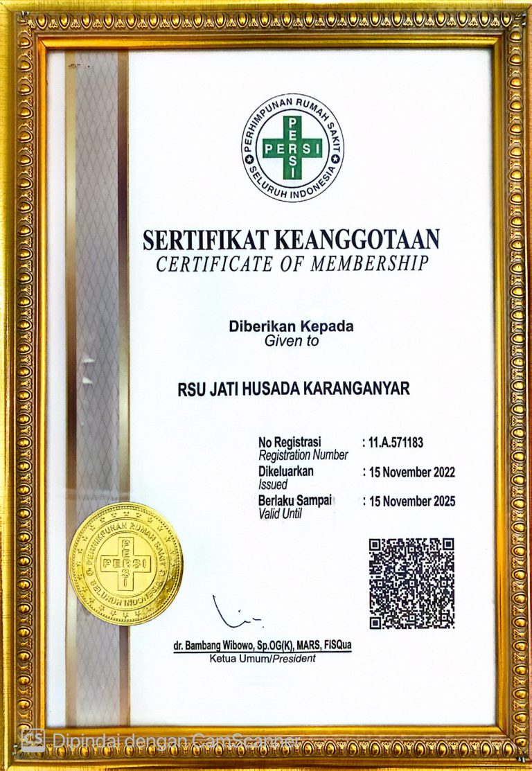 SERTIFIKAT KEANGGOTAAN PERSI